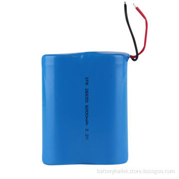 3.2V 12AH Lithium Battery Pack, LiGepo4 battery cell 26650 Connected in Parallel, RoHS-approved